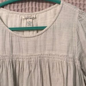 Lucky Brand 3/4 striped sleeve top
